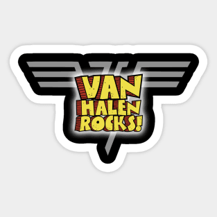 Van Halen ROCKS... Indubitably! Sticker